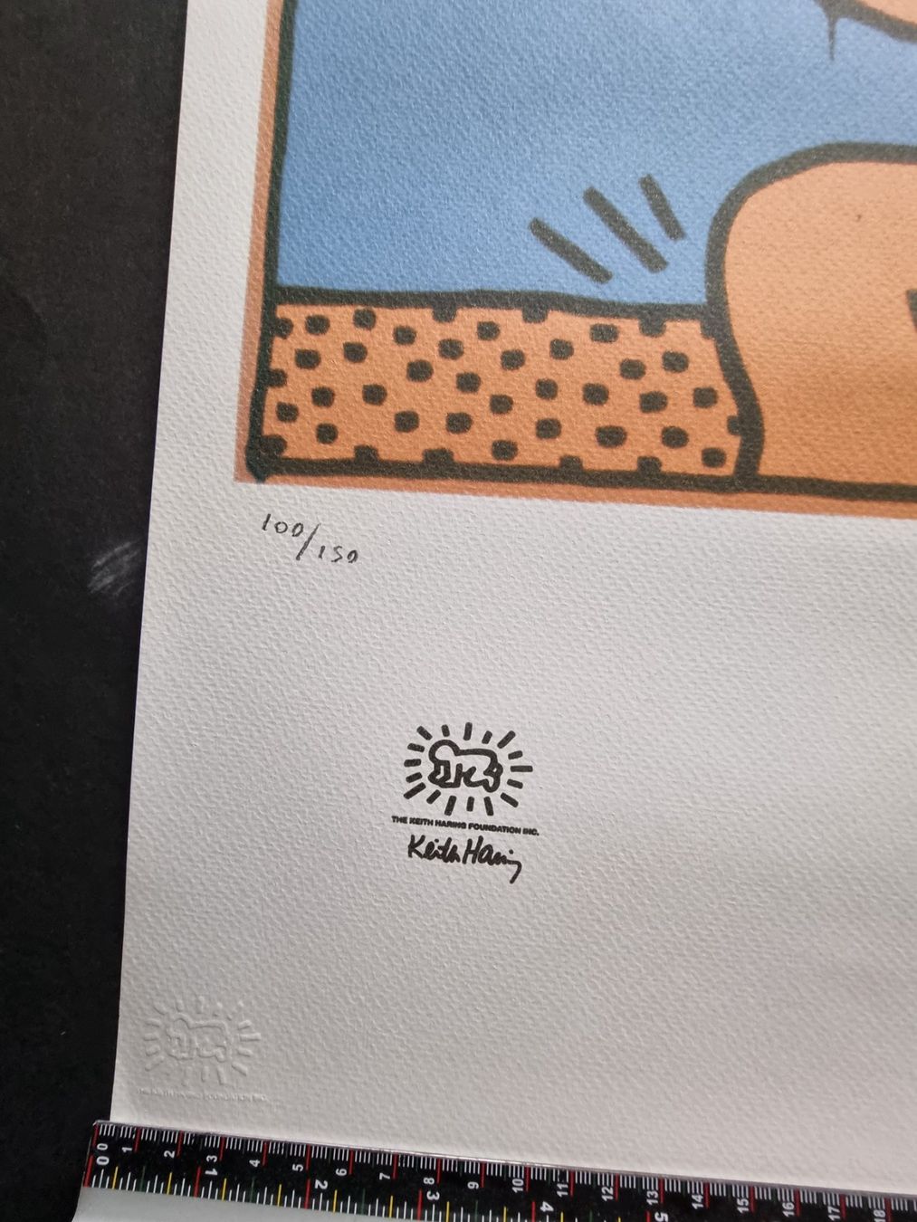 Grafica & Litografie: Keith Haring  Lithograph, HANDNUMMERIERT DRUCKSIGNIERT – Usato da Gersau venduto da grafik-kunst 1
