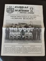 SK Beveren vs Servette FC 1979 Coupe d'Europe C1 programme