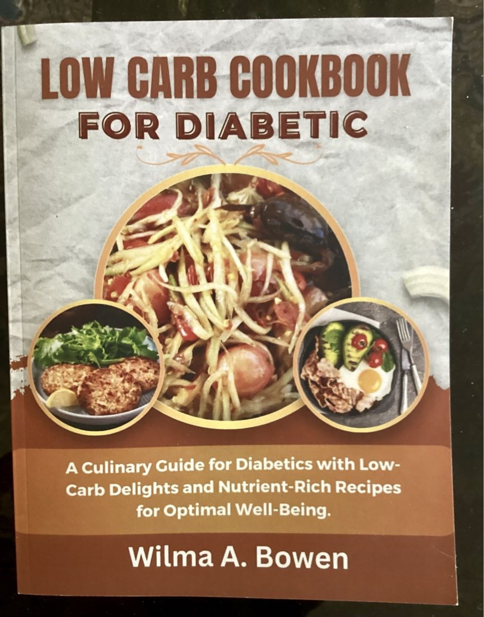 Libri: LOW CARB COOKBOOK FOR DIABETIC Grossformat – Usato da Bellinzona venduto da wav_72pt