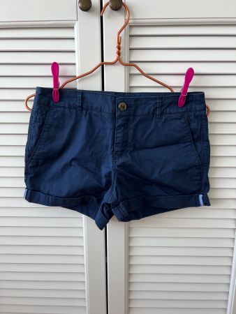 Kurze Hosen, Stoff, blau, Gr.36