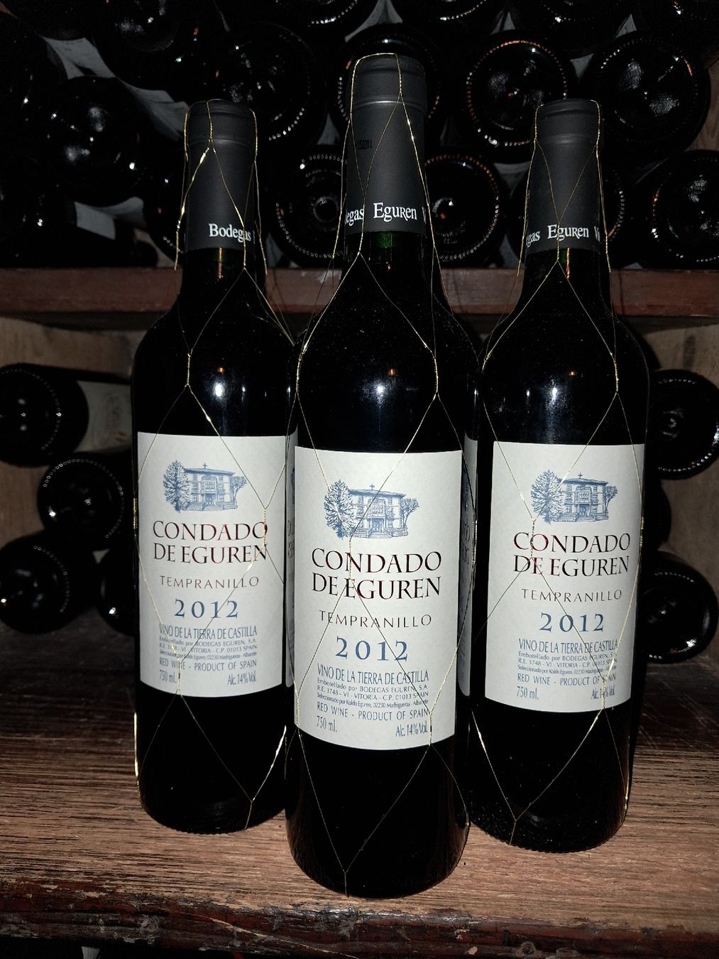 Vino: Lot de 3 Condado de eguren tempranillo 2012 – Nuovo e nell'imballaggio originale da Le locle venduto da juliensaran