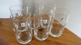 6 Trinkgläser von JG Durand