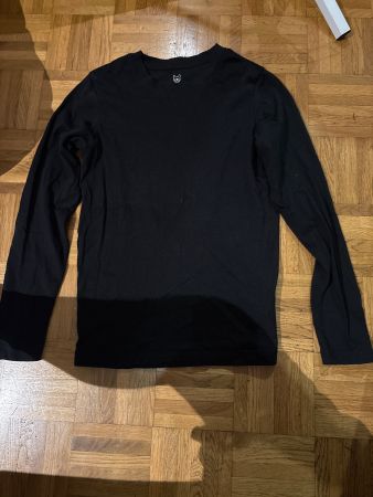 T-shirt manches longues noir Jack&Jones, taille 140/10 ans