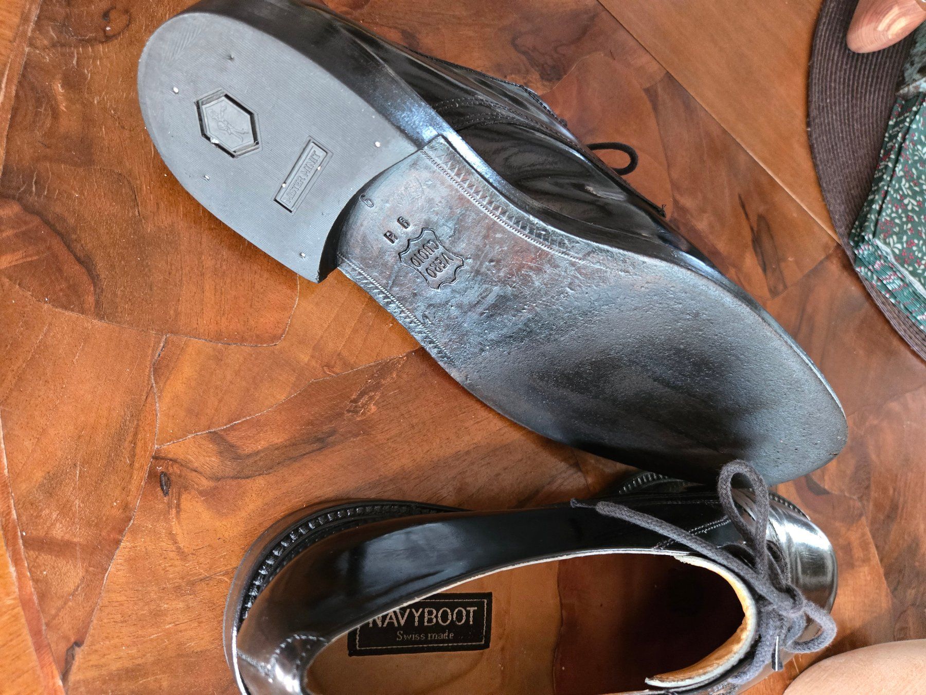 Navyboot Herrenschuhe: Navyboot Herren Schnür-Schuh, Ledersohle, – Gebraucht aus Ascona von Topolinowatch 3