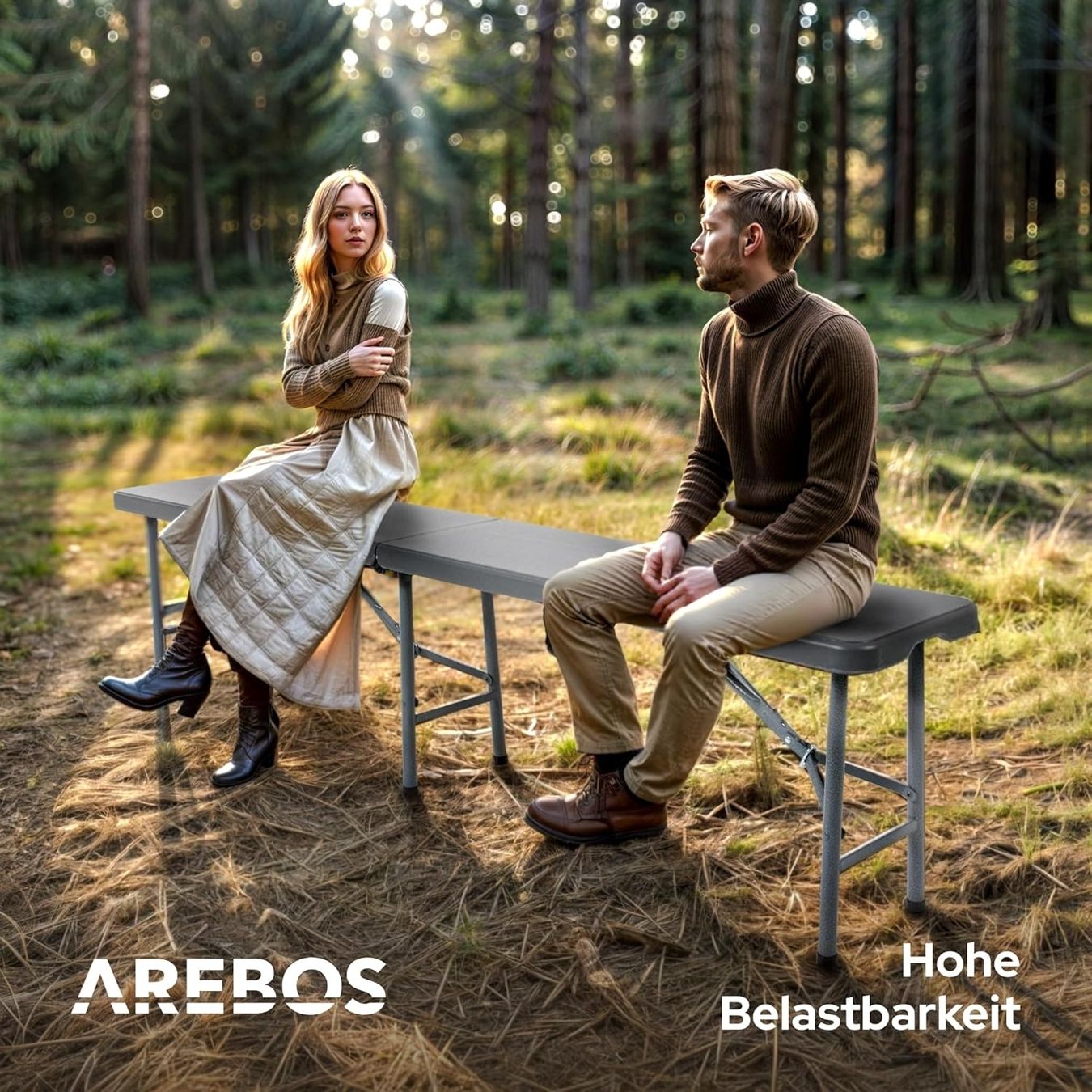 Panchine: Sitzbank 2er Set | Schwarz – Nuovo (secondo la descrizione) da Nebikon venduto da warendiscount 2