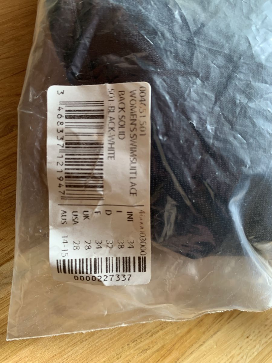 Arena Costumi da bagno & Bikini: Badeanzug Arena Back Solid Damen Schwarz Grösse D34 – Nuovo e nell'imballaggio originale da Zürich venduto da jes_jw7s 3