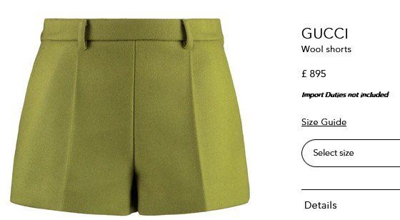 Gucci Hosen: Gucci Shorts  .40 ( M) – Neu (gemäss Beschreibung) aus Collonges von Auganien 2