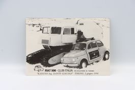 Fiat 500 Club Italia 1996 Prospektkarte / Postkarte