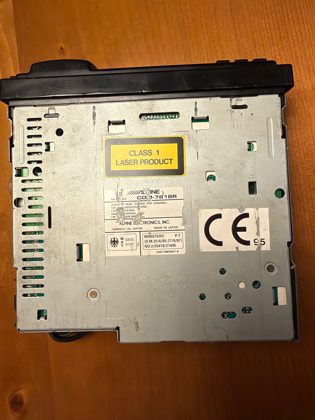 Alpine Radio: Autoradio Alpine CDM-7818R – Difettoso da Herzogenbuchsee venduto da ben_89lv 1