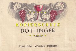 Etikette für Wein - Döttinger (Ernst Keller, Döttingen) /bd
