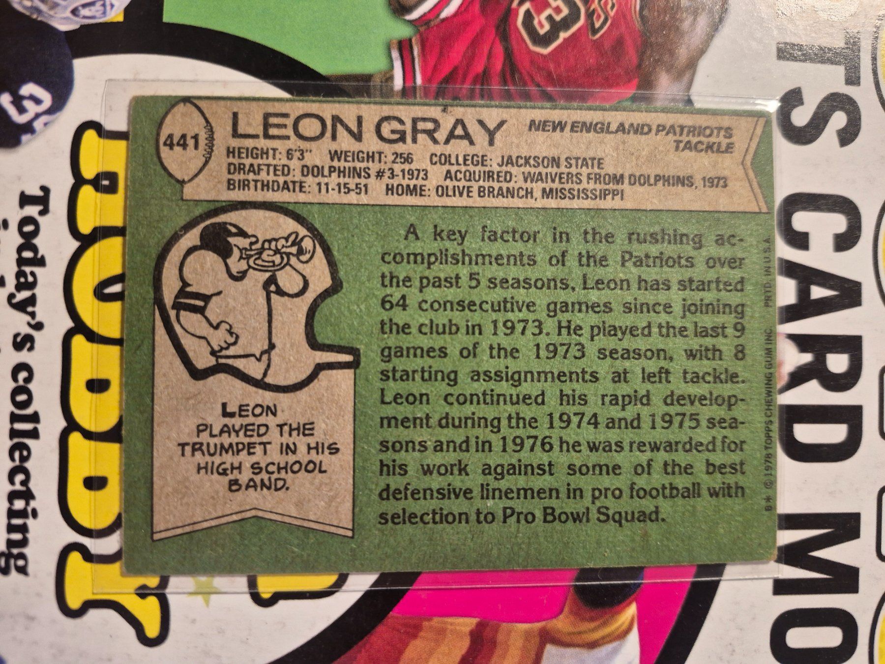 NFL Carte collezionabili: NFL Leon Gray New England Patriots – Usato da Treiten venduto da Sauber73 1