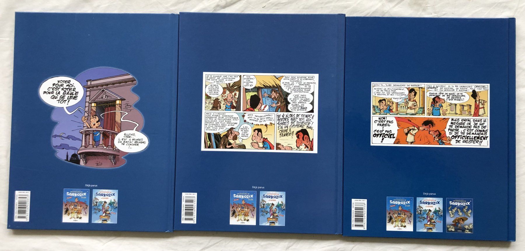 Fumetti: LES AVENTURES DE SARKOZIX - Tome 1/2/3 – Usato da Schaffhausen venduto da durruti 5