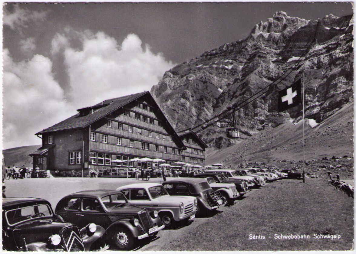 Cartoline postali: Säntis - Luftseilbahn – Usato da Binningen venduto da Mountainrider