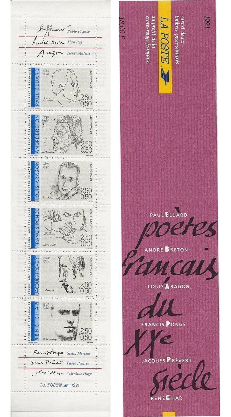 Tutti i francobolli: Carnet poètes 1991 ** – Nuovo (secondo la descrizione) da Sion venduto da PierreP01