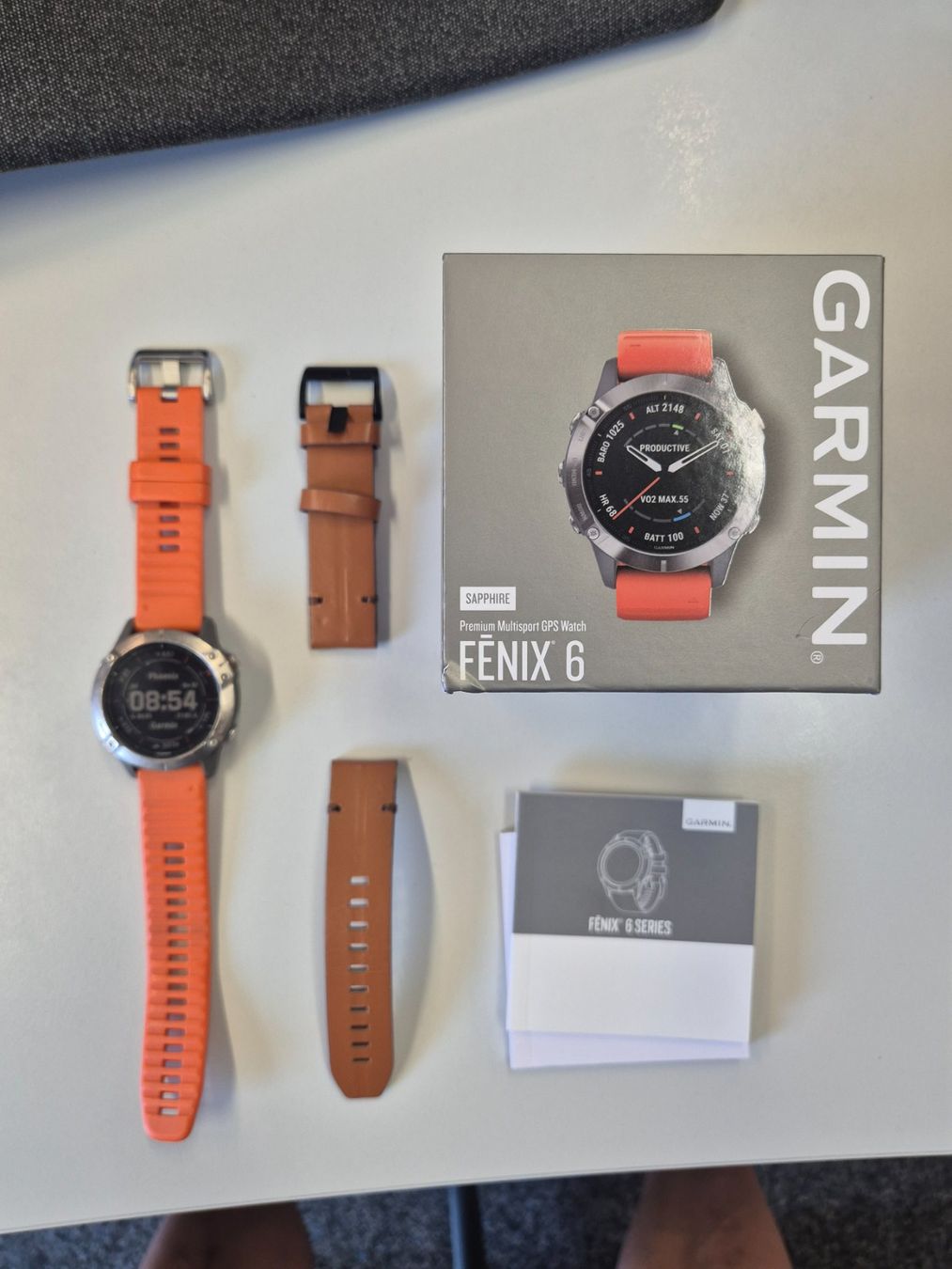 Garmin Smartwatch: Garmin Fenix 6 Sapphire Titanium 47 mm – Usato da Steffisburg venduto da fridii 2