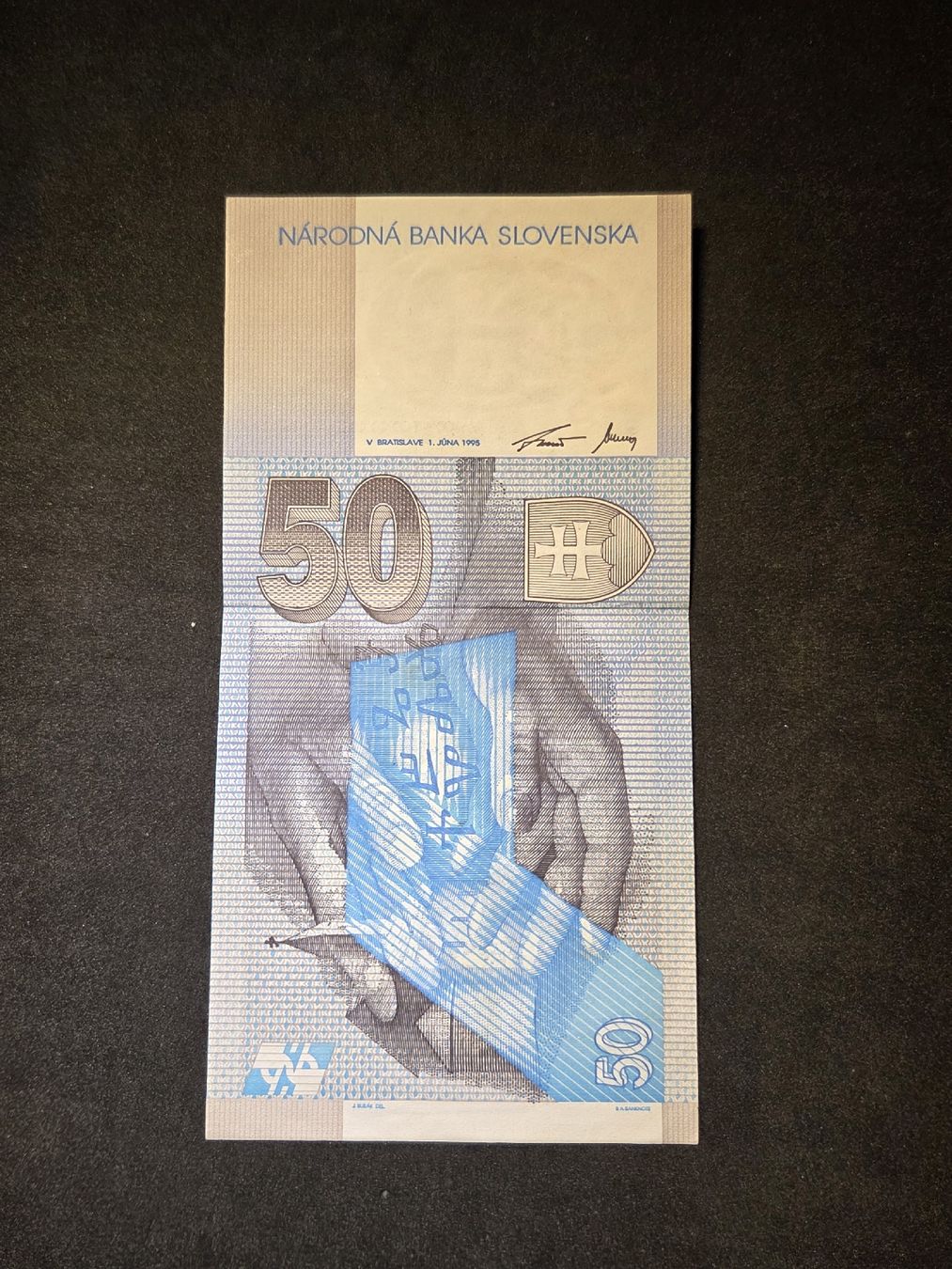 Banconote: 50 Kronen - Slowakei - 1995 – Usato da Geroldswil venduto da Antica01 2