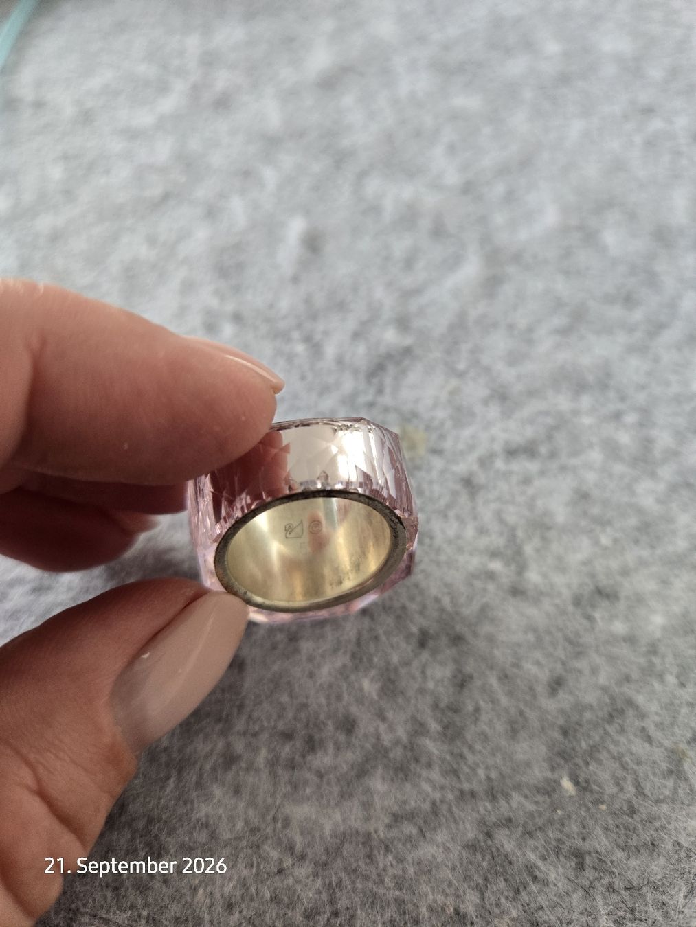 Swarovski Anelli: Swarovski Ring Nirvana Größe 55 rosa – Usato da Oberriet SG venduto da Bodo6 3