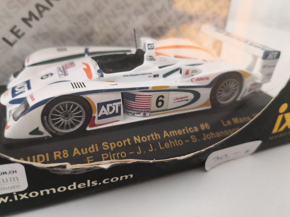 Audi R8 Champion Racing J. J. Lehto-E. Pirro-S. Johansson #6 (Neu und ...