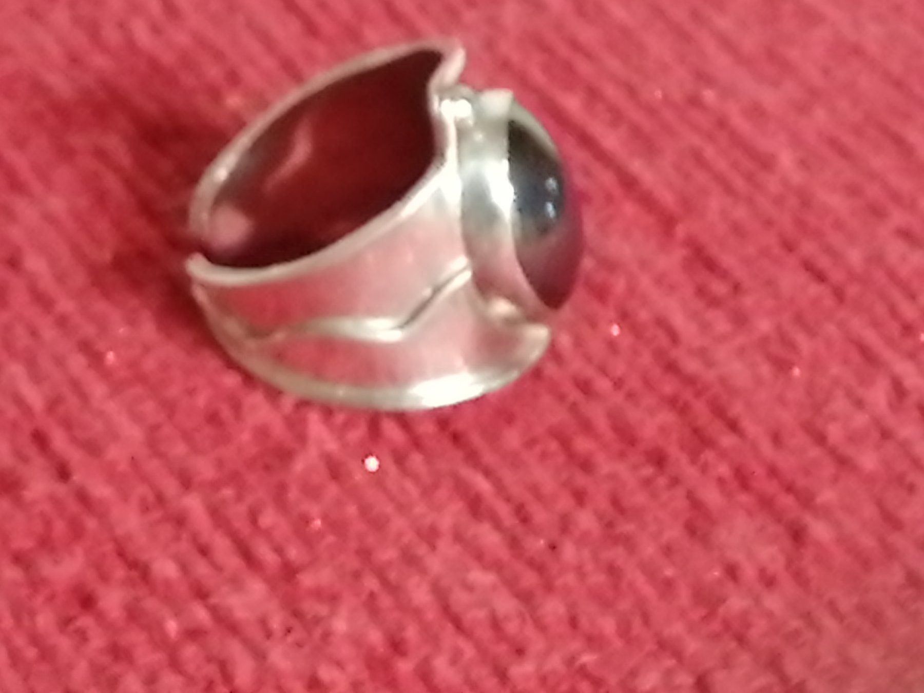 Anelli: Grosse Ring Silber 925 mit Hämatit – Usato da Mörel venduto da MJoaoCosta 1
