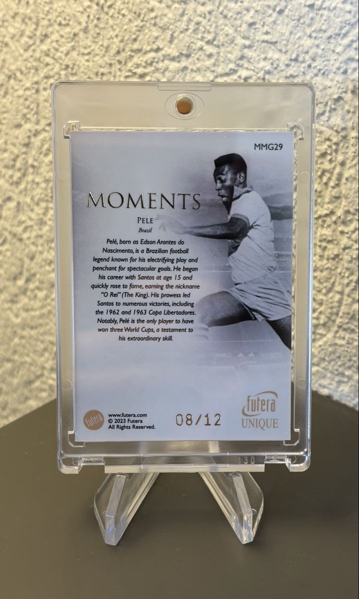 Carte collezionabili: PELE Gold Frame Futera /12 – Usato da Moudon venduto da AndreSR89 3