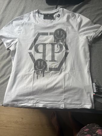 T-Shirt weiss Philipp Plein Grösse L neuwertig