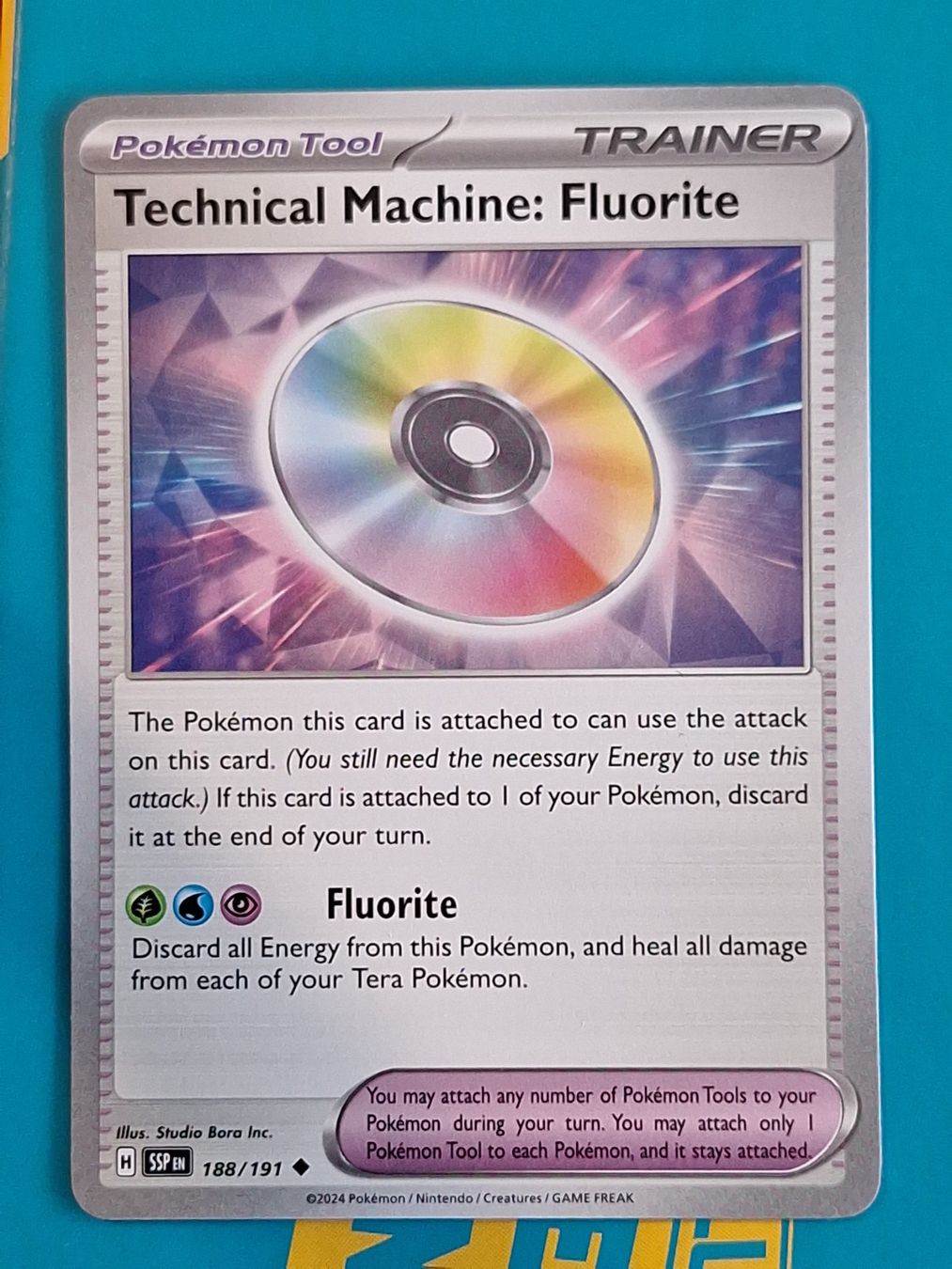 Pokémon Carte collezionabili: Technical Machine Fluorite - Pokemon Surging Sparks – Usato da Altstätten SG venduto da GGsGameshop