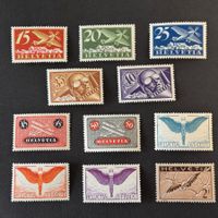 Flugpost 1923-1940, F3-F13, postfrisch