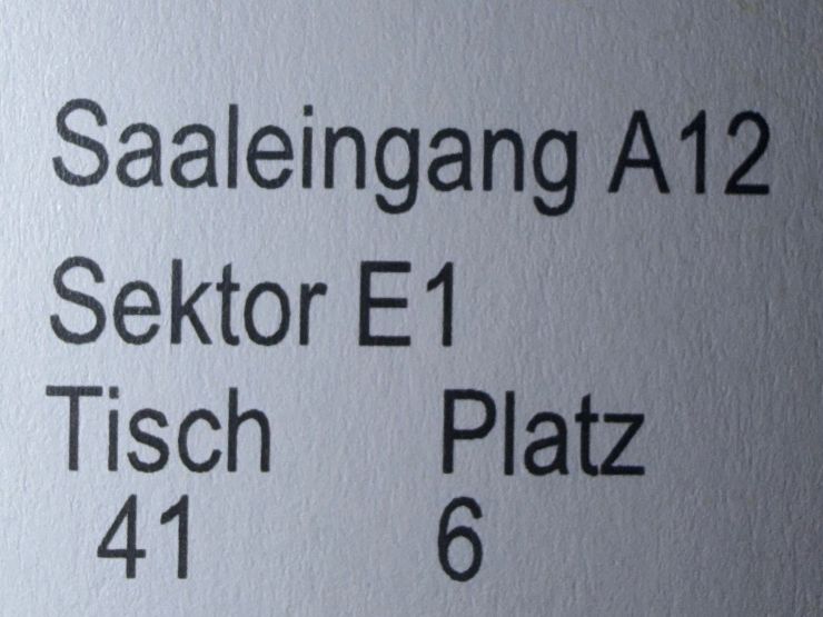 Biglietti: Ticket Swiss Darts Trophy Basel - Top Platz Sektor E1 – Nuovo e nell'imballaggio originale da Reinach BL venduto da dom_y9bw 1