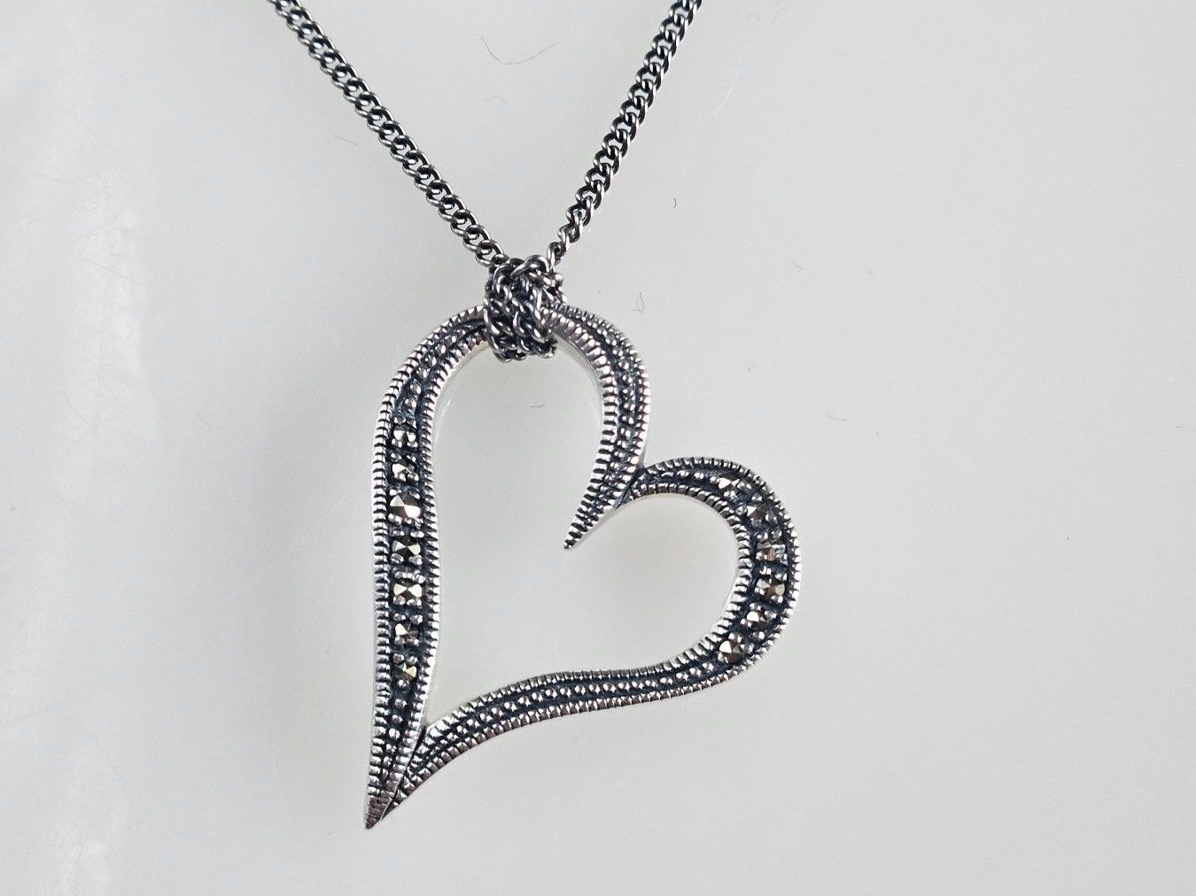 Catenine: Herz Silber Kette – Nuovo (secondo la descrizione) da Winterthur venduto da ste_tcx5
