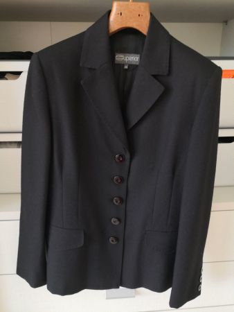 Business-Jacke schwarz_Größe 42 (IT) 100% Wolle