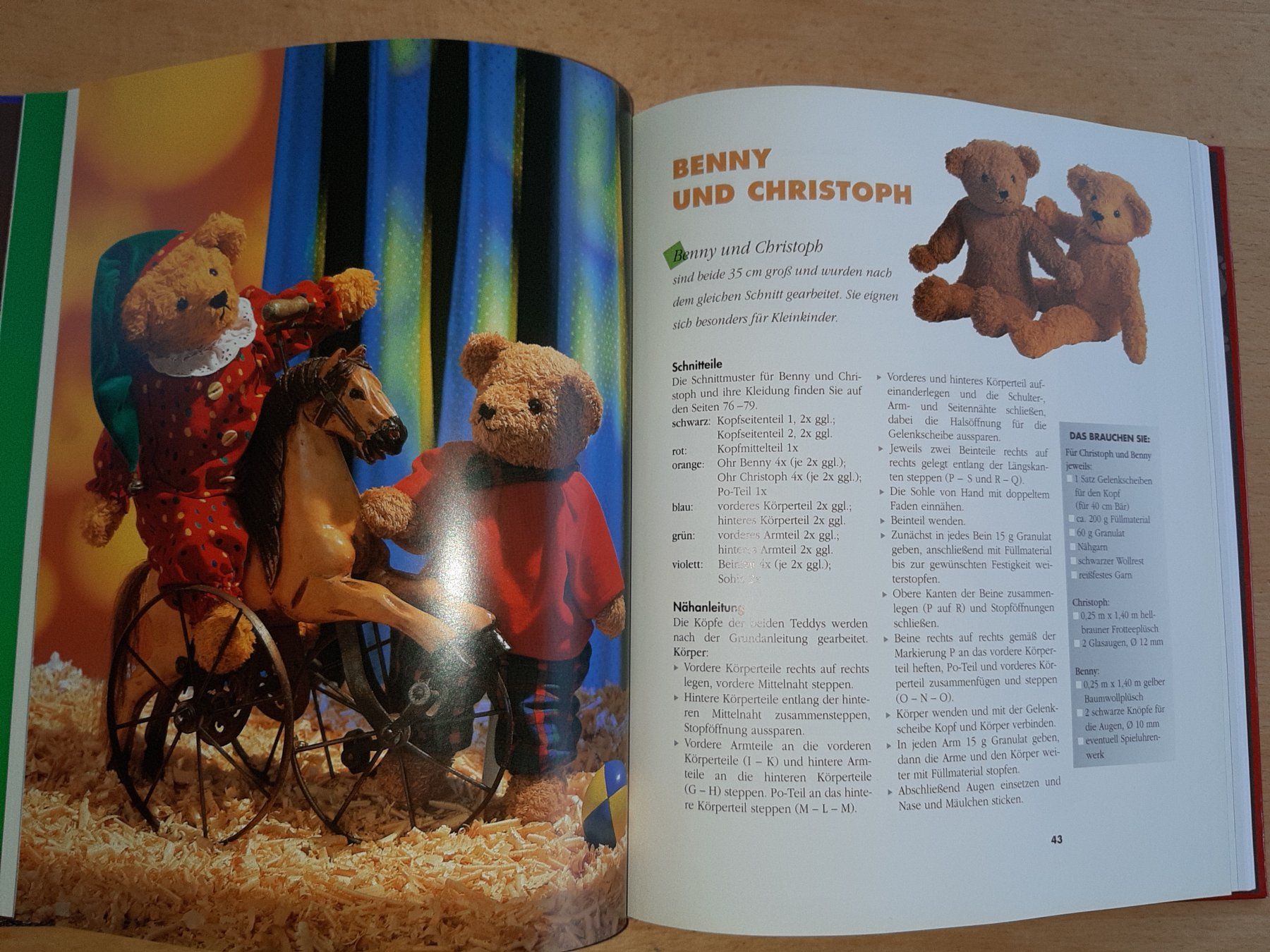 Patrons: Teddys selber nähen - Buch mit Schnittmuster – D'occasion à Rotkreuz par nigal 2