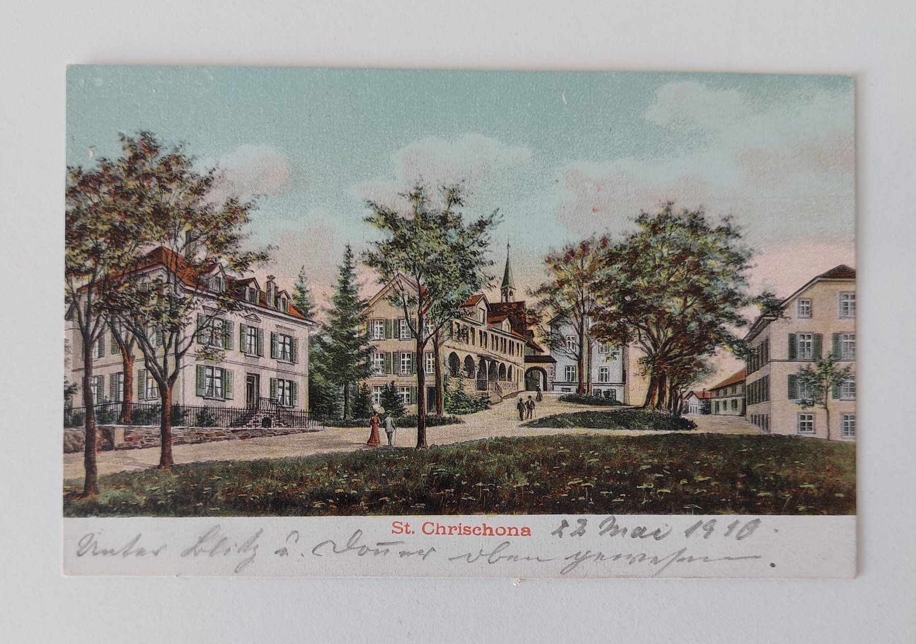 Cartoline postali: AK Ansichtskarte Basel St. Chrischona – Usato da Schenkon venduto da Uhu007