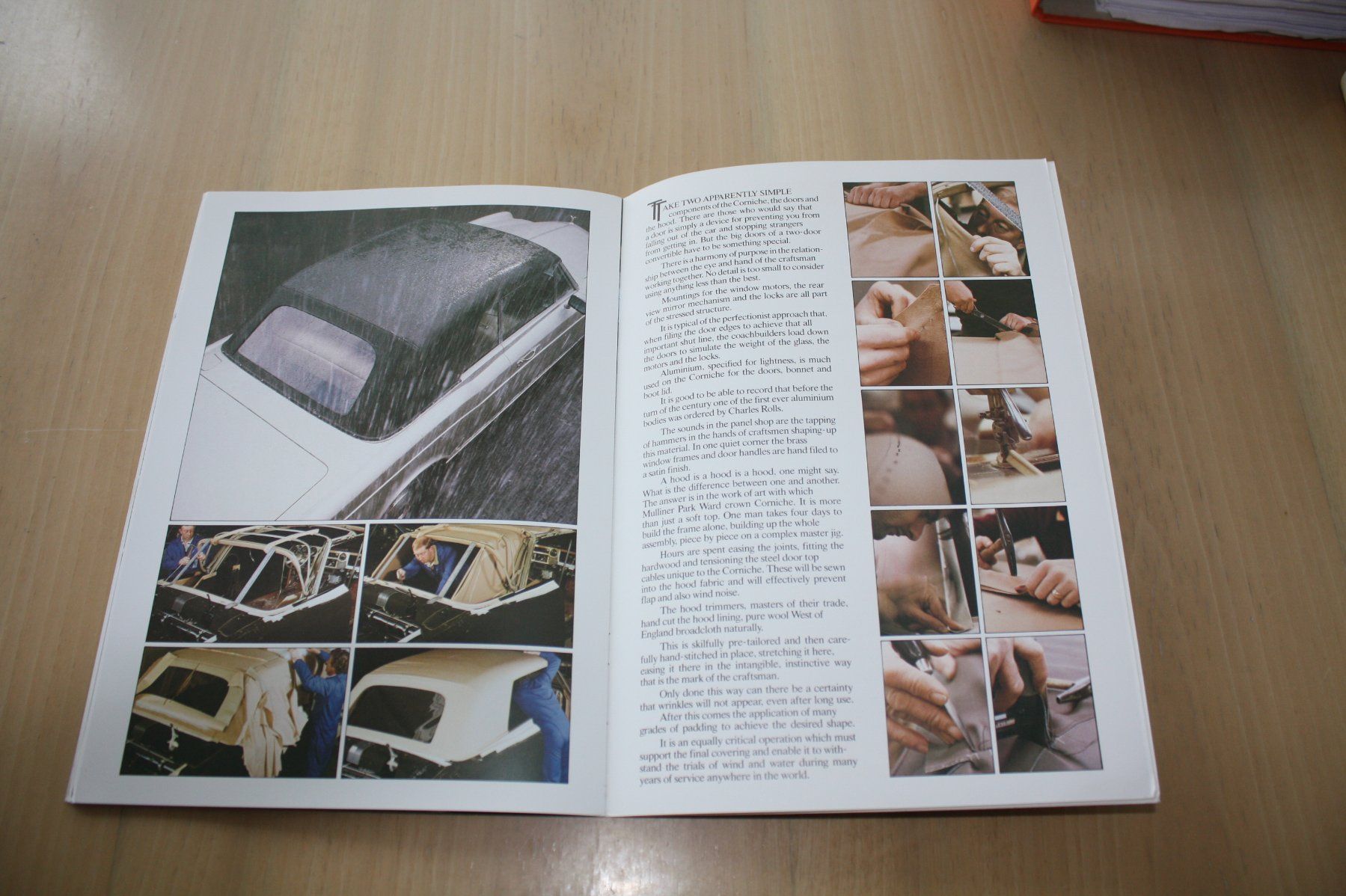 Rolls-Royce Dokumente: Rolls Royce Corniche Prospekt 6/1982 – Gebraucht aus Wikon von erwin400 6