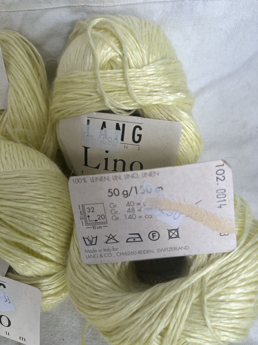 Cordelettes & Fils: 350 gr Garn, 109 % Leinen – Neuf (Voir description) à Wila par Fritz-Wila 1