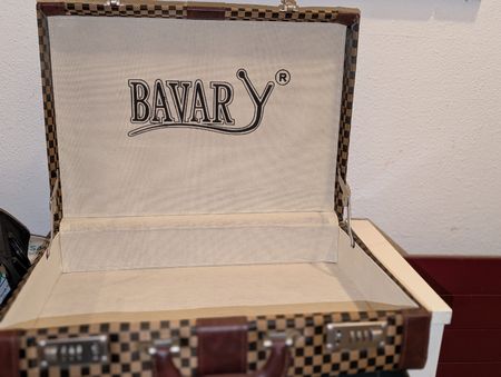 Valise Vintage BAVARY Design à Damier