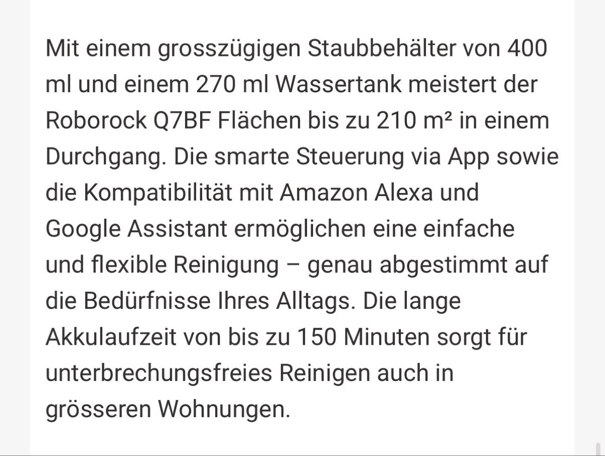 Roborock Aspirapolveri & Accessori: Saug-&Wischroboter Roborock Q7BF – Usato da Davos Platz venduto da mueller96 2