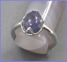 Iolith Ringe 925 Silber Grösse 17.5 - 19 verstellbar