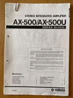 Service Manual YAMAHA Amplifier AX-500/AX-500U