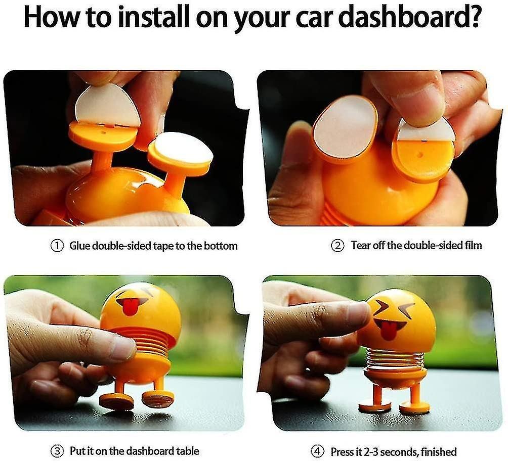 Giocattoli: Springende smileys für Auto  3x – Nuovo e nell'imballaggio originale da Lauerz venduto da STIDRIVER 4