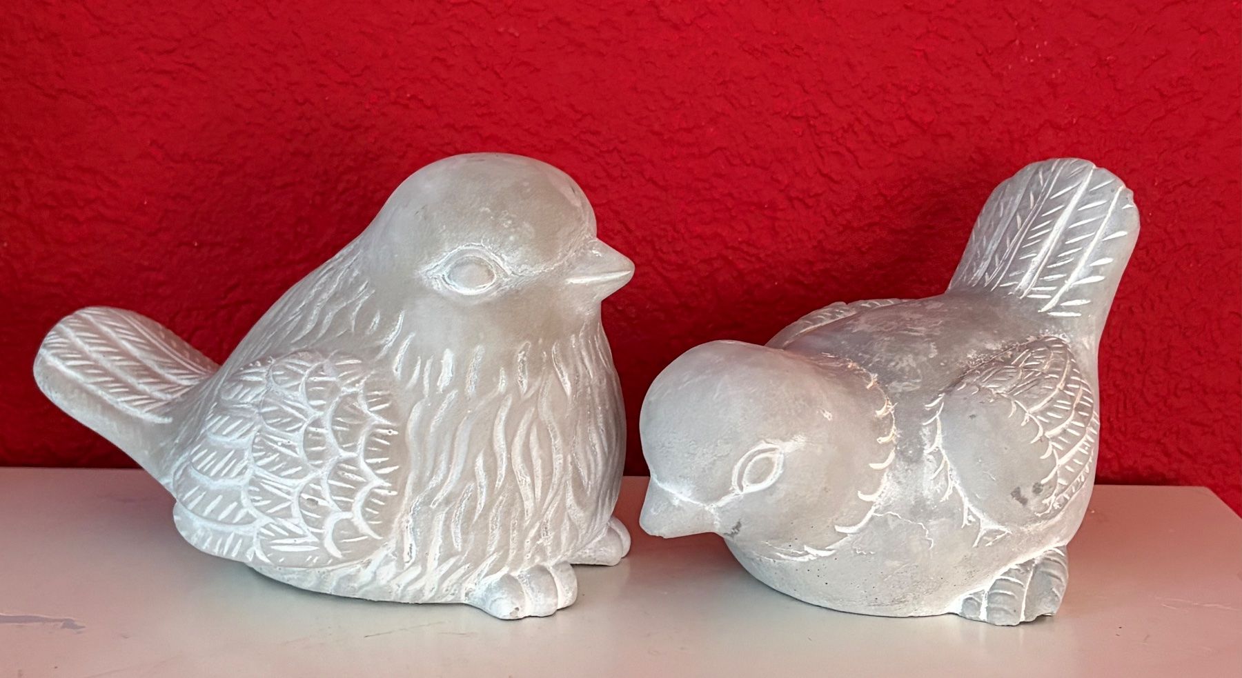 Statuette: 2er Set -Vögel aus Beton – Nuovo e nell'imballaggio originale da Zäziwil venduto da Emlea 4
