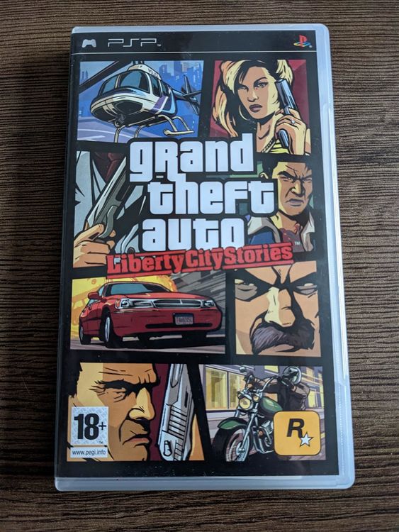 GTA Liberty City Stories Sur Sony PSP - Complet Avec Notice Et Boîtier, Très Bon état, Jeu Culte