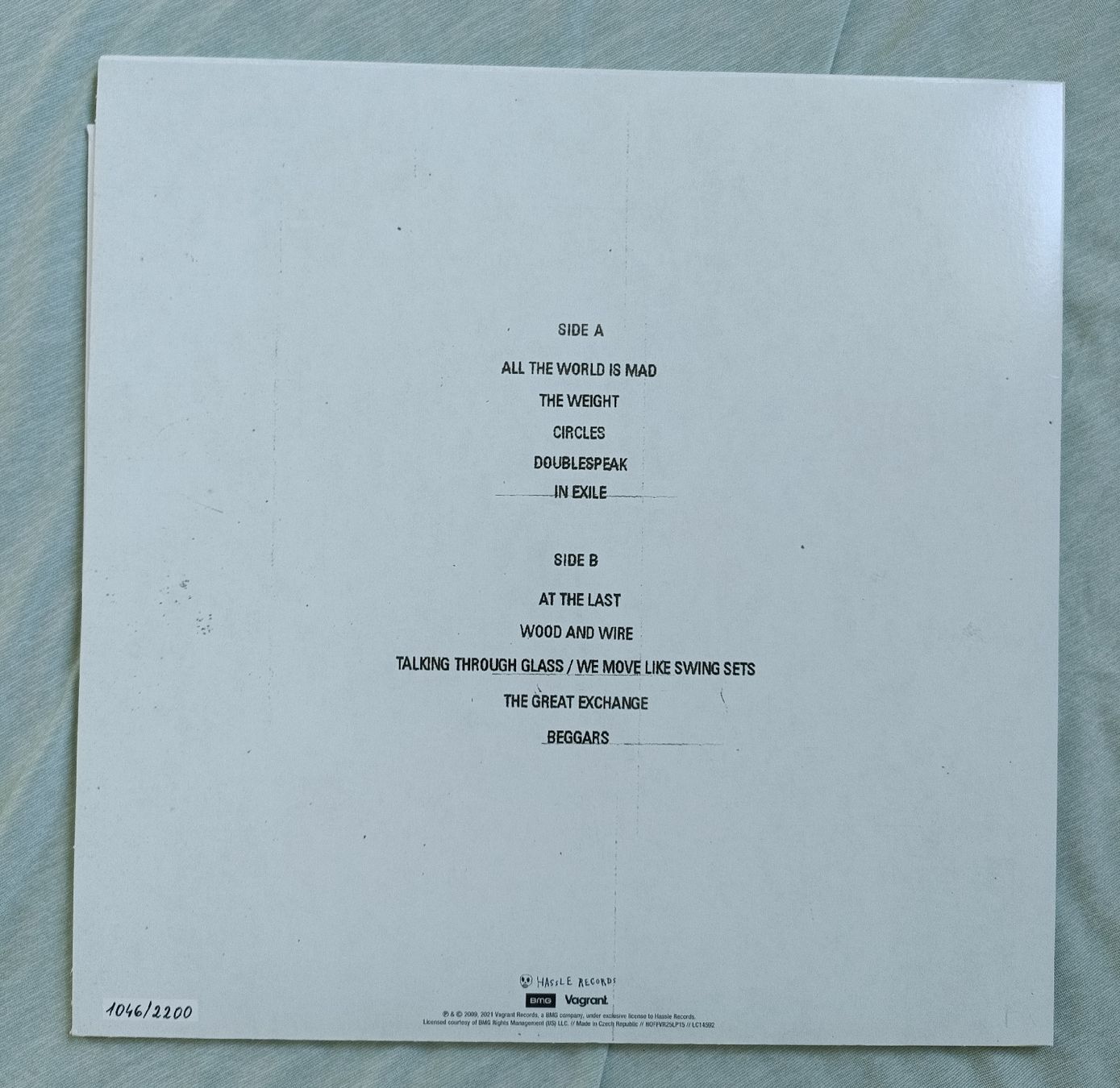 Dischi in vinile: THRICE - Beggars CoLP – Usato da Luzern venduto da cryptonic79 1