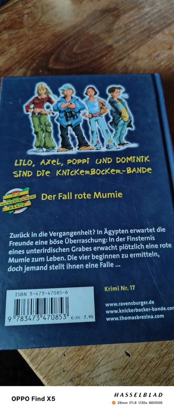 Libri: Die Rache der roten Mumie  knickerbockerbande – Nuovo (secondo la descrizione) da Volken venduto da katz5 3