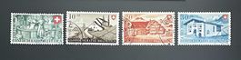 1946 PP Arbeit und Schweizer Haus II ʘ B30, B31, B32, B33