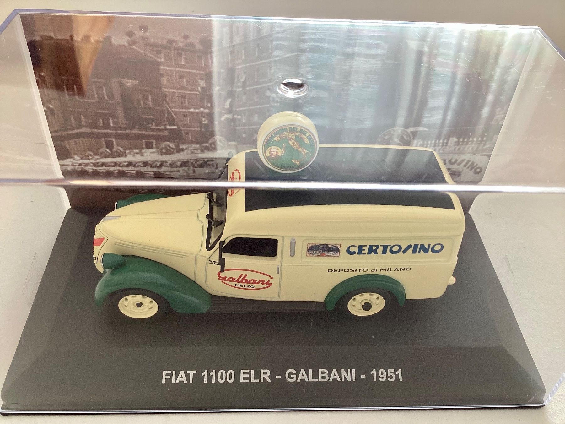 Fiat Voitures modèles: FIAT 1100 ELR - Galbani - 1951 – Neuf avec emballage d'origine à Vacallo par G1965 4