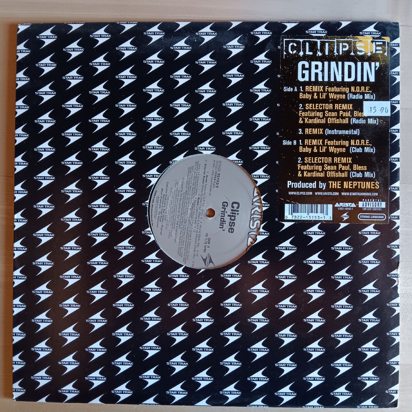 Dischi in vinile: Clipse Vinyl Grindin' 2002 – Usato da Chur venduto da chr_b2cn