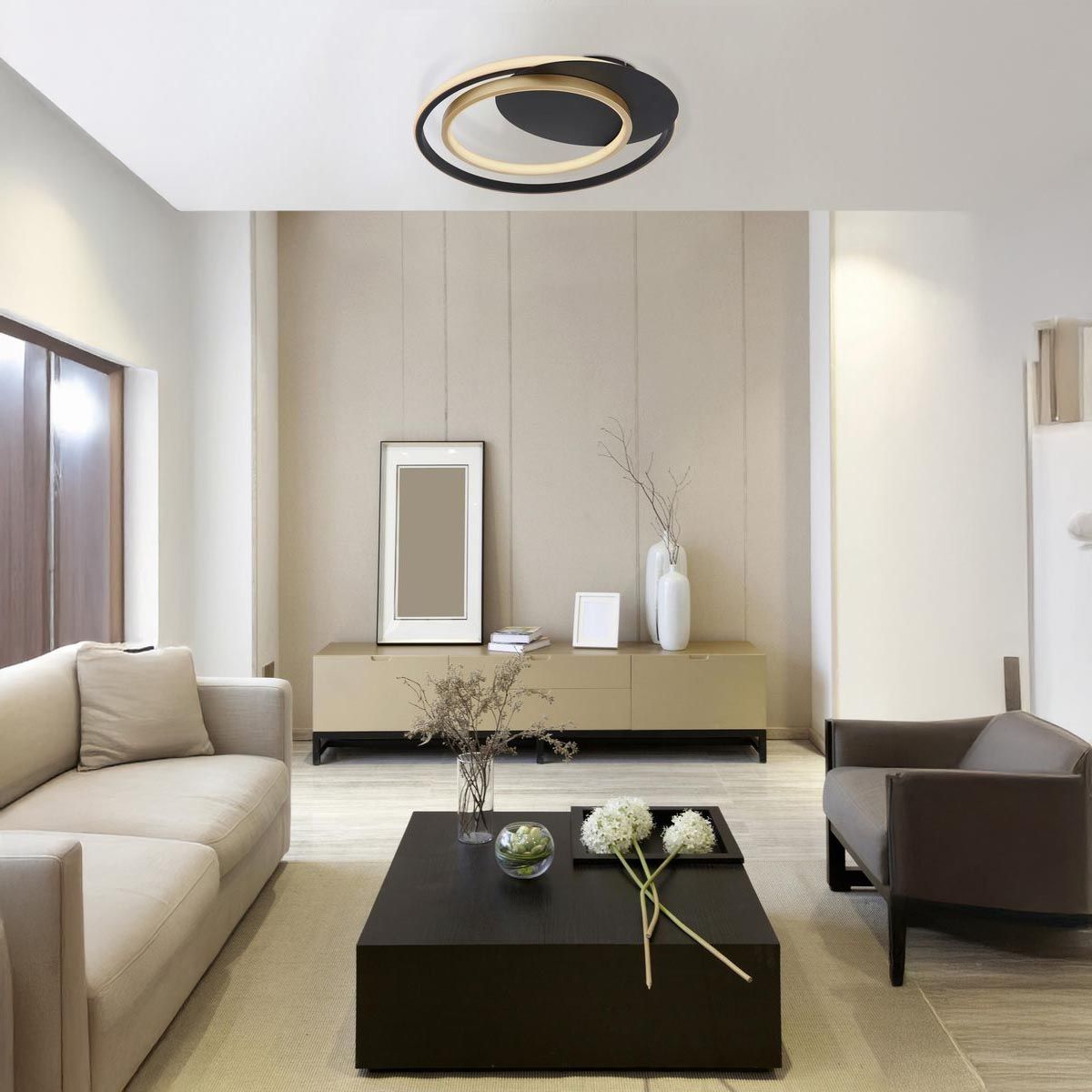 Lustres & lampes de plafonds: LED Deckenleuchte, CCT, 49 cm x 47 cm – Neuf (Voir description) à Kreuzlingen par Smart-Light 2