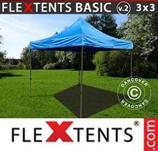 Zelte & Pavillons: Faltzelt FleXtents Basic 3x3m Blau – Gebraucht aus Effretikon von lichtundmusik_GmbH 7