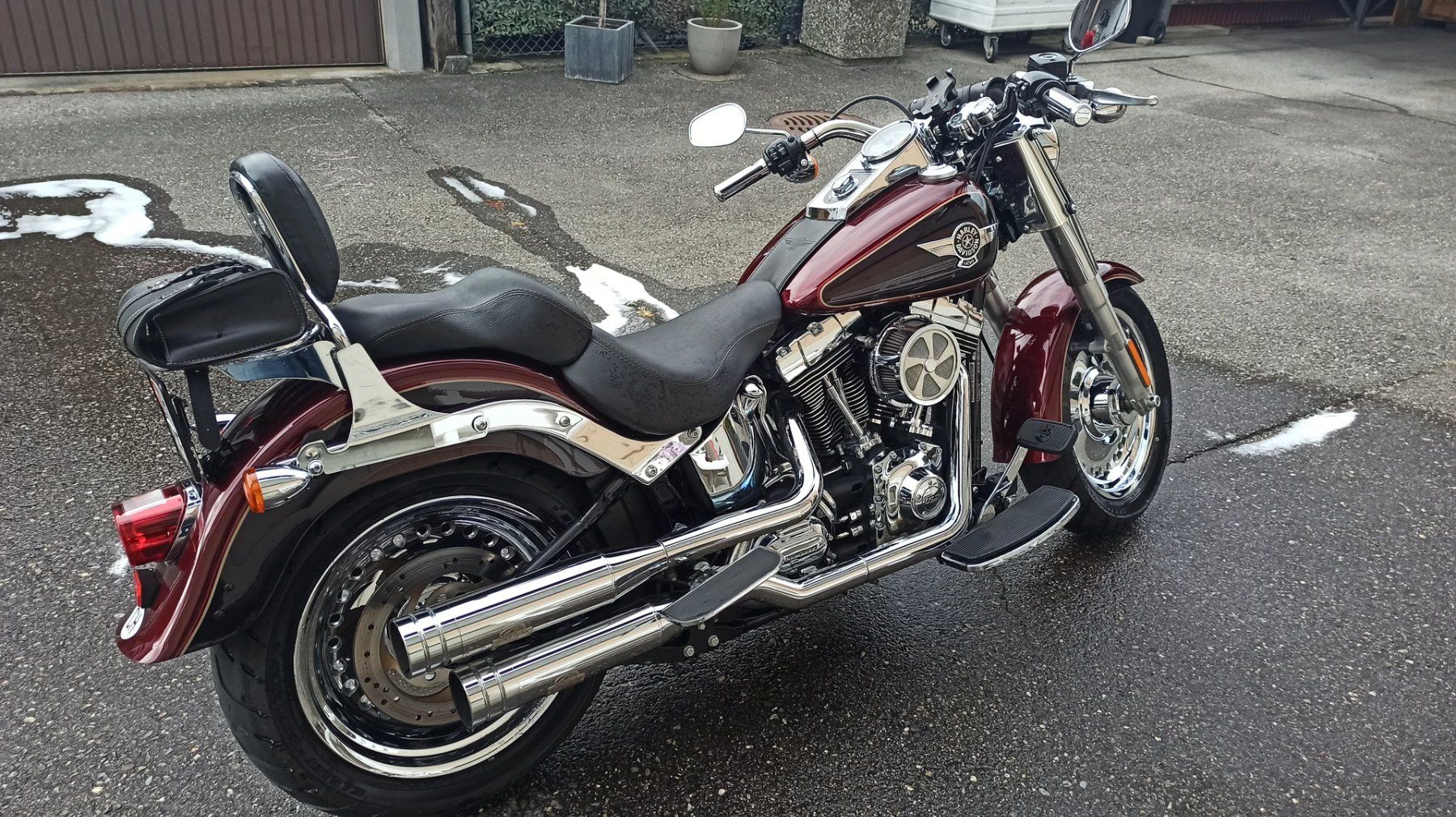 Harley-Davidson Chopper: Harley-Davidson Fat Boy FLSTF – Gebraucht aus Igis von Efantomas 1
