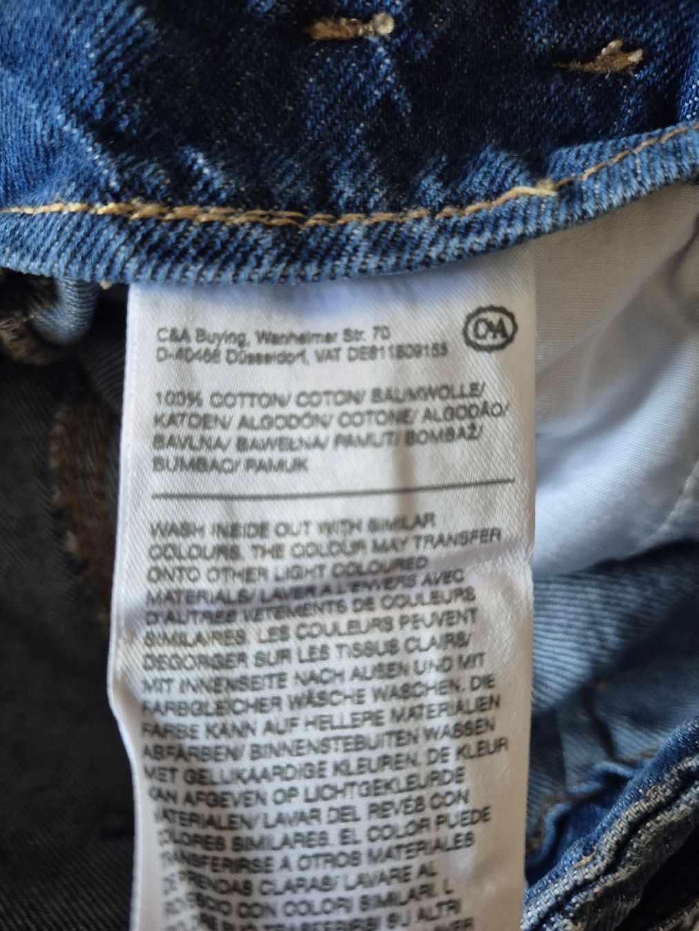 C&A Pantaloni: Short jeans Clockhouse 32 - 34 – Usato da Lausanne venduto da claire1401 4